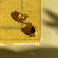 1980s Small Gold Tone Clip-On Hoops