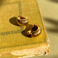 1980s Small Gold Tone Clip-On Hoops