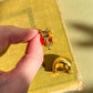 1980s Small Gold Tone Clip-On Hoops