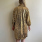 Fabulous 1980s Sparkling Gold Sequined Tunic (M/L)