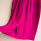 1980s Magenta Buttoned Work Dress (L)