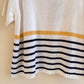 1990s Short Sleeve Striped Nautical Sweater (L/XL)