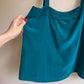 1980s Nordstrom Teal Silk Cami (M)