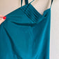 1980s Nordstrom Teal Silk Cami (M)