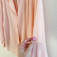 Stunning 1980s Ballet Pink Silk Blouse (M)