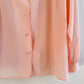 Stunning 1980s Ballet Pink Silk Blouse (M)
