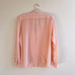Stunning 1980s Ballet Pink Silk Blouse (M)