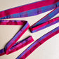 1980s Purple and Pink Silk Tie Belt (OSFM)