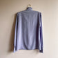 1980s Soft Blue Blouse With Ruffled Collar (S)