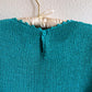 1980s Turquoise Fuzzy Knit Sweater (S/M)