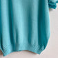 1980s Turquoise Sweater With Short Sleeves (L/XL)