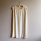 1980s White Dress and Jacket Set With Gold Buttons (L/XL)