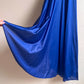 1990s Midnight Blue Nightgown With Slit (S/M)