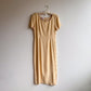 1990s Maggy London Cream Buttoned Midi Dress (M/L)