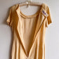 1990s Maggy London Cream Buttoned Midi Dress (M/L)