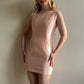 1990s-Does-1960s Baby Doll Pink Mini Dress (XS/S)