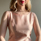 1990s-Does-1960s Baby Doll Pink Mini Dress (XS/S)