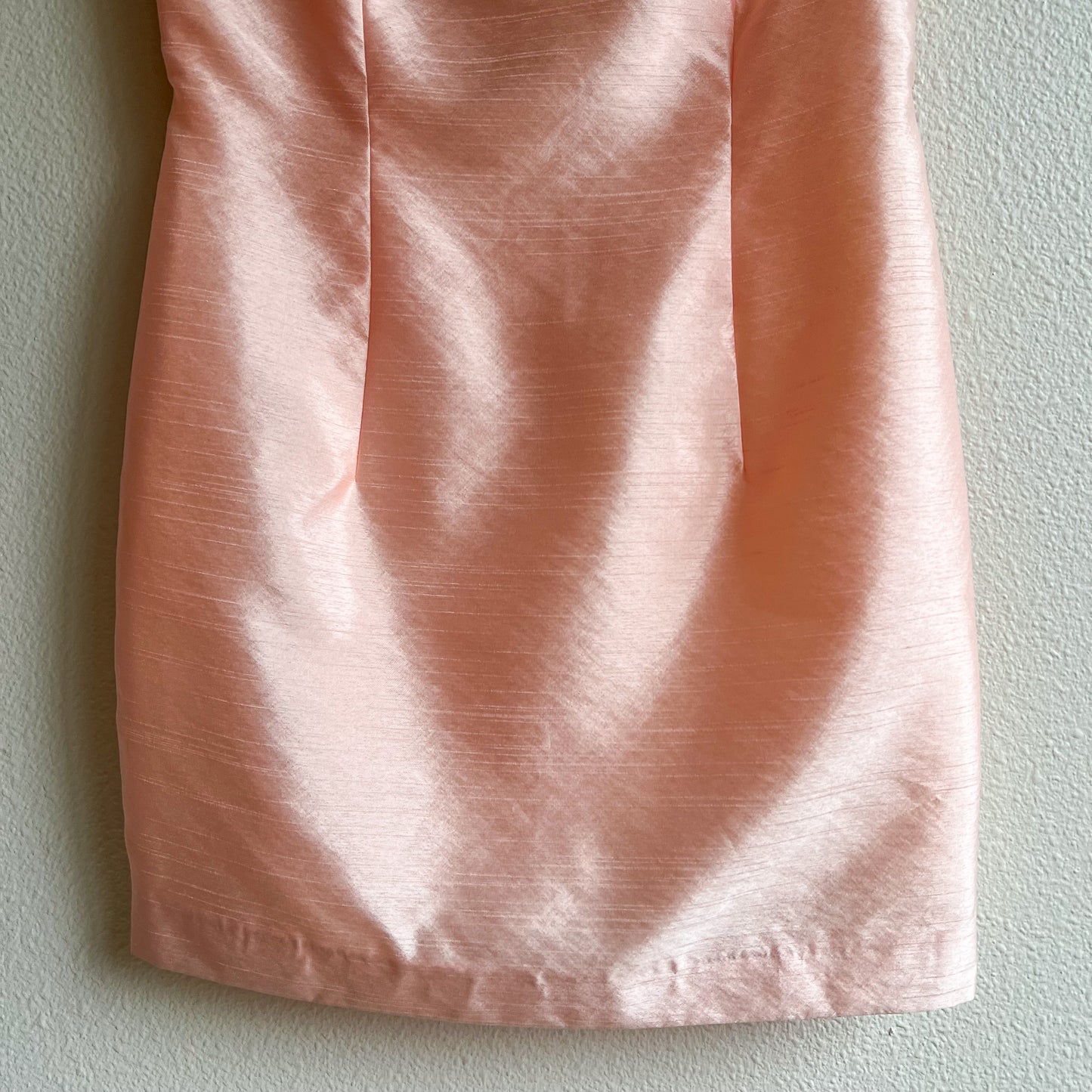 1990s-Does-1960s Baby Doll Pink Mini Dress (XS/S)
