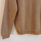 1990s Metallic Gold Long Sleeve Sweater (S/M)