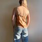 1990s Silky Gold Pleated Cami (M)