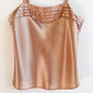 1990s Silky Gold Pleated Cami (M)