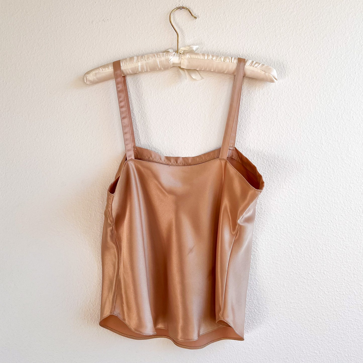 1990s Silky Gold Pleated Cami (M)