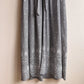 1990s Houndstooth Midi Dress With Faux Vest (L)
