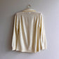 1990s Ivory Collared Button Down Cardigan (M/L)