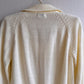 1990s Ivory Collared Button Down Cardigan (M/L)