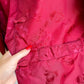 1990s Pomegranate Red Silk Jacket (M/L)