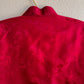 1990s Pomegranate Red Silk Jacket (M/L)