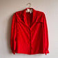 1990s Red Button Down With Horse Pattern (S/M)