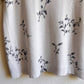 1990s White Short Sleeve Sweater With Gray Florals (S)
