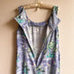 1990s Tropical Sailboat Print Midi Dress (M/L)