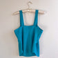 1990s Turquoise Pleated Cami (M)