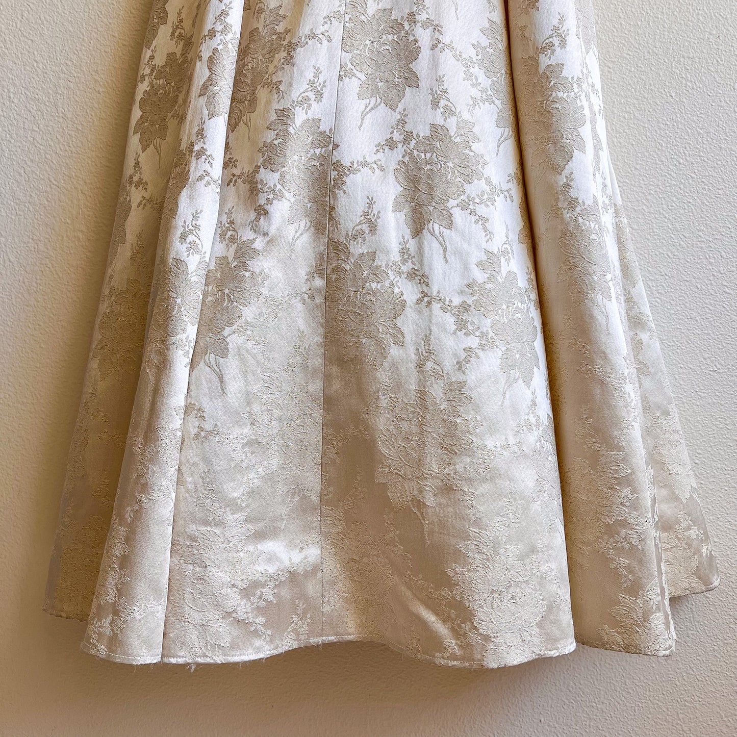 Darling 1990s White Gown With Tulle Skirt (S/M)