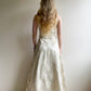 Darling 1990s White Gown With Tulle Skirt (S/M)