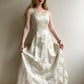 Darling 1990s White Gown With Tulle Skirt (S/M)