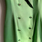 Deadstock 1990s Double Breasted Green Dress (S/M)