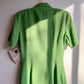 Deadstock 1990s Double Breasted Green Dress (S/M)