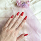 1950s Silk Roses Clip With Tulle Veil