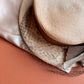 1940s Straw Hat With Brown Netting