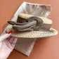 1940s Straw Hat With Brown Netting