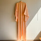 1960s Peachy Keen Silk Jacquard Kimono (OSFM)