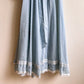 1970s Gunne Sax Blue Floral Cotton Gown (XS)