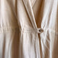 1970s Joseph Magnin Long Sleeve Wrap Dress (L/XL)