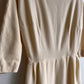 1950s Ivory Wool Sheath Dress (XS/S)