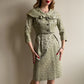 1950s Sage Green Dress With Cropped Jacket (XS/S)