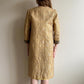 1960s Gold and Silver Sheath Dress With Beaded Coat (XS/S)