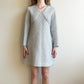 1960s Silver Quilted Mini Dress (S/M)